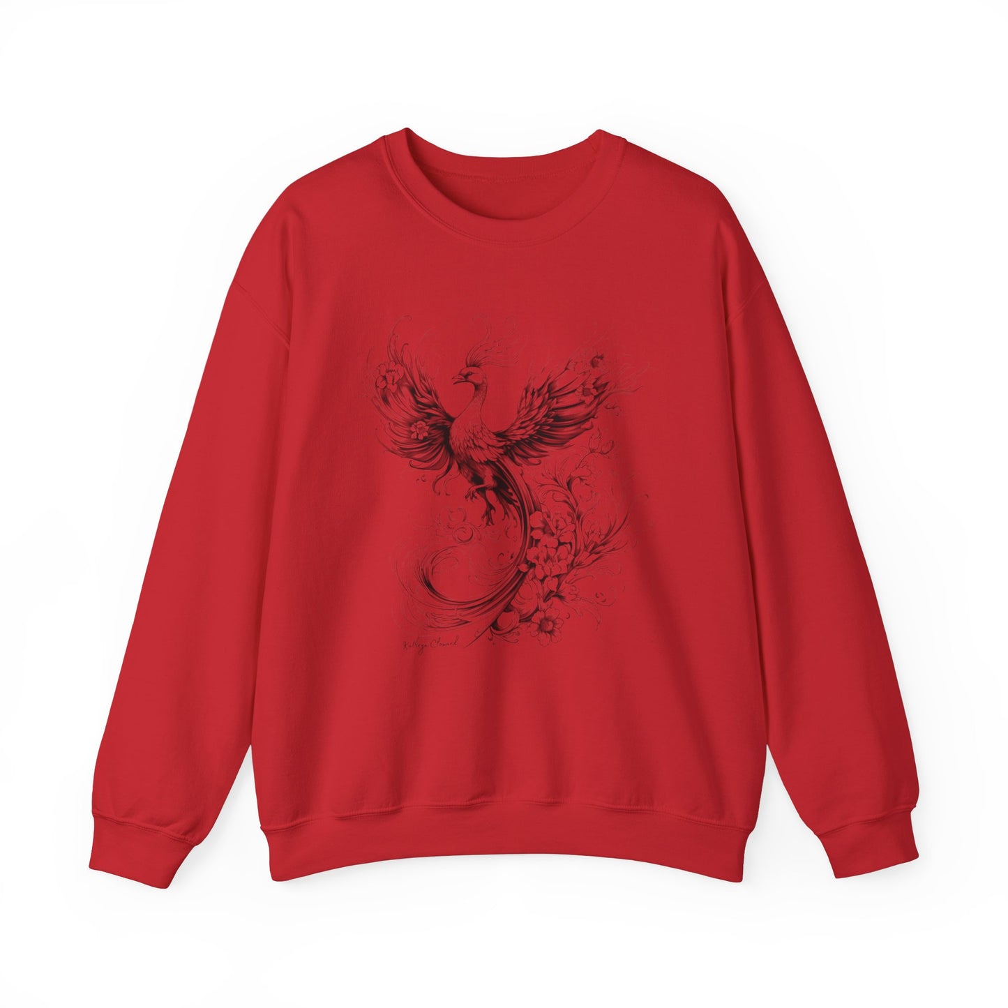 Phoenix Rising (Black) Heavy Blend™ Crewneck Sweatshirt