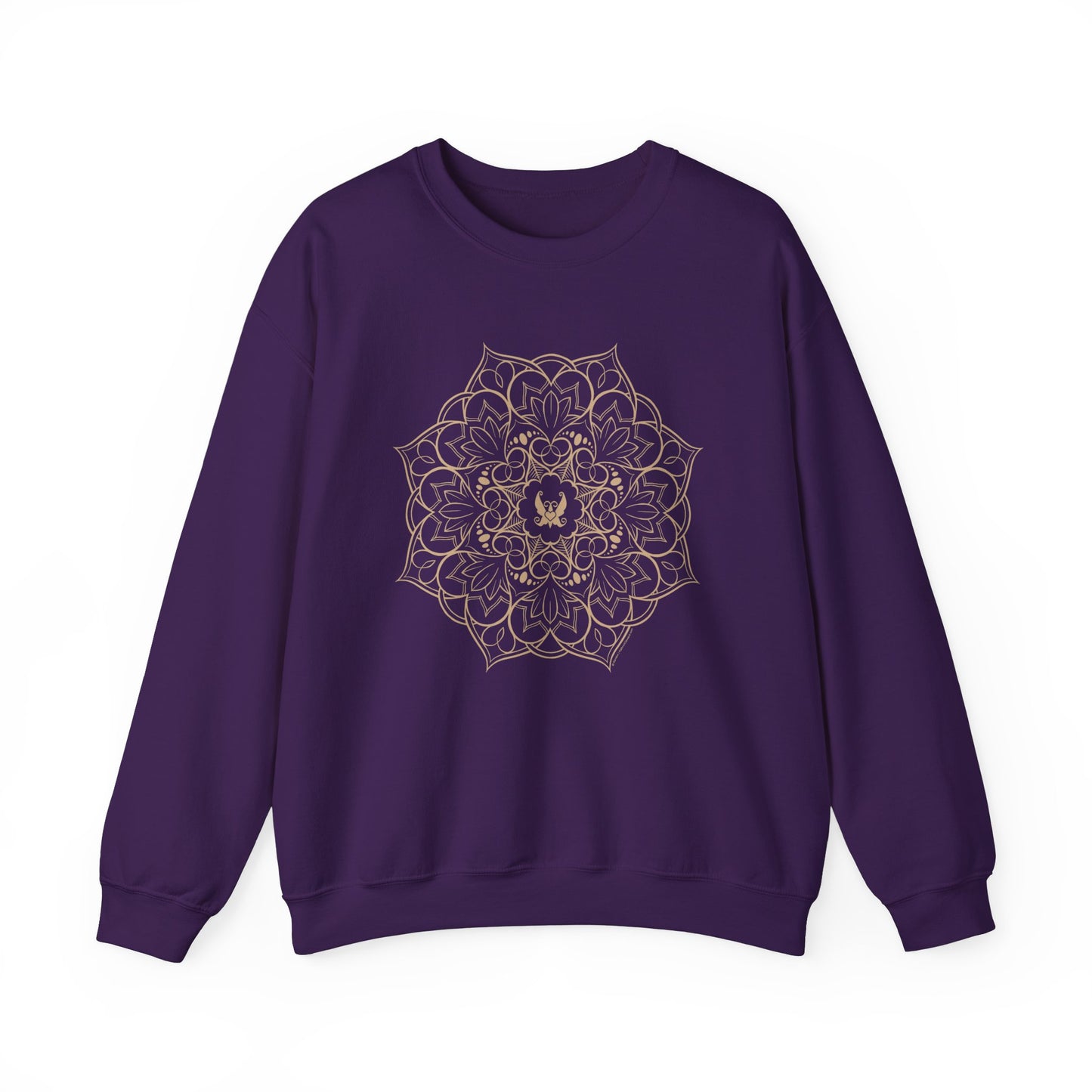 Mandala (Tan) Heavy Blend™ Crewneck Sweatshirt