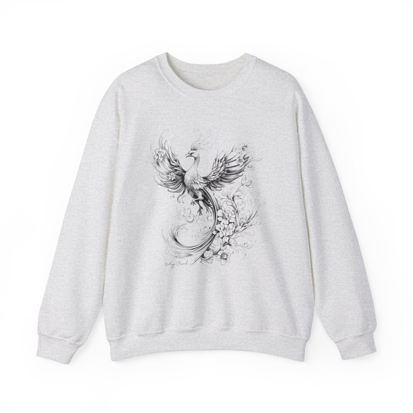 Phoenix Rising (Black) Heavy Blend™ Crewneck Sweatshirt