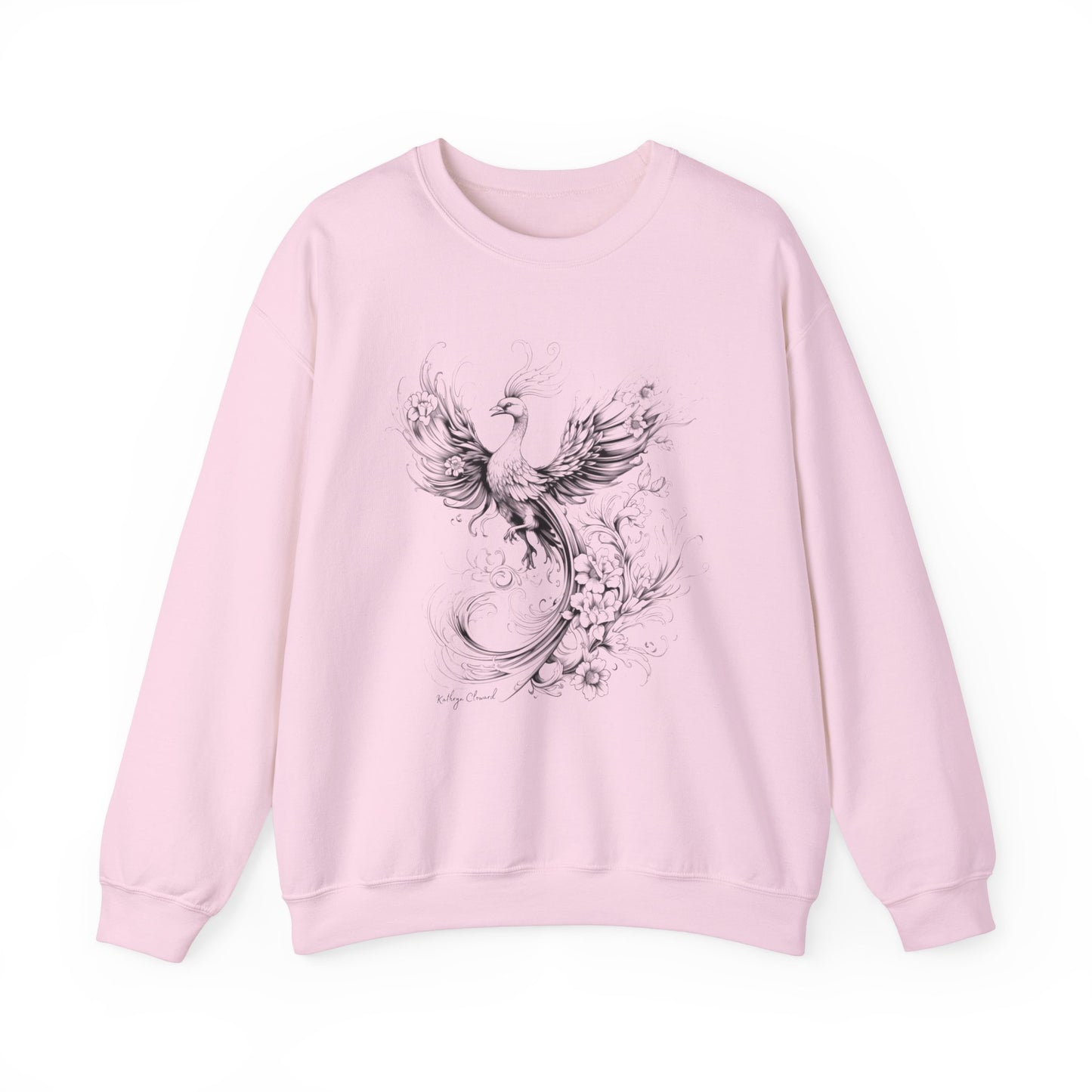 Phoenix Rising (Black) Heavy Blend™ Crewneck Sweatshirt