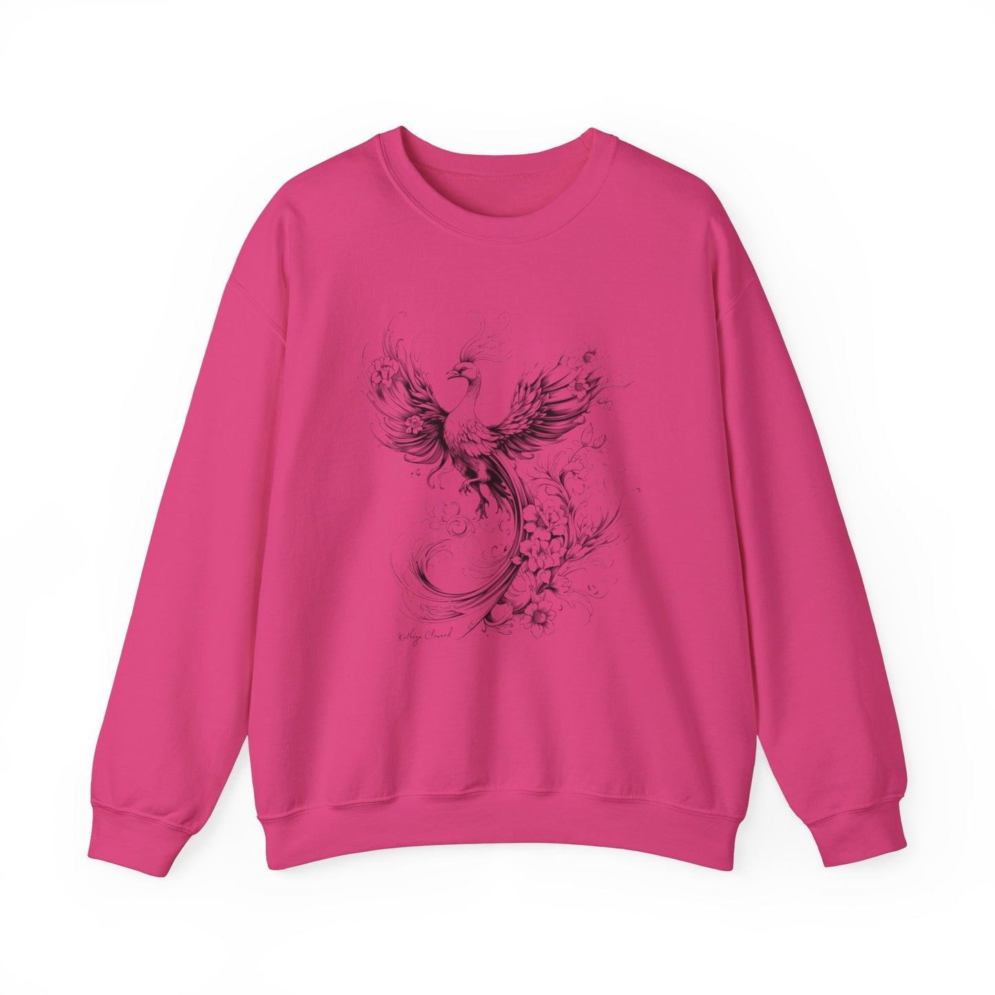 Phoenix Rising (Black) Heavy Blend™ Crewneck Sweatshirt