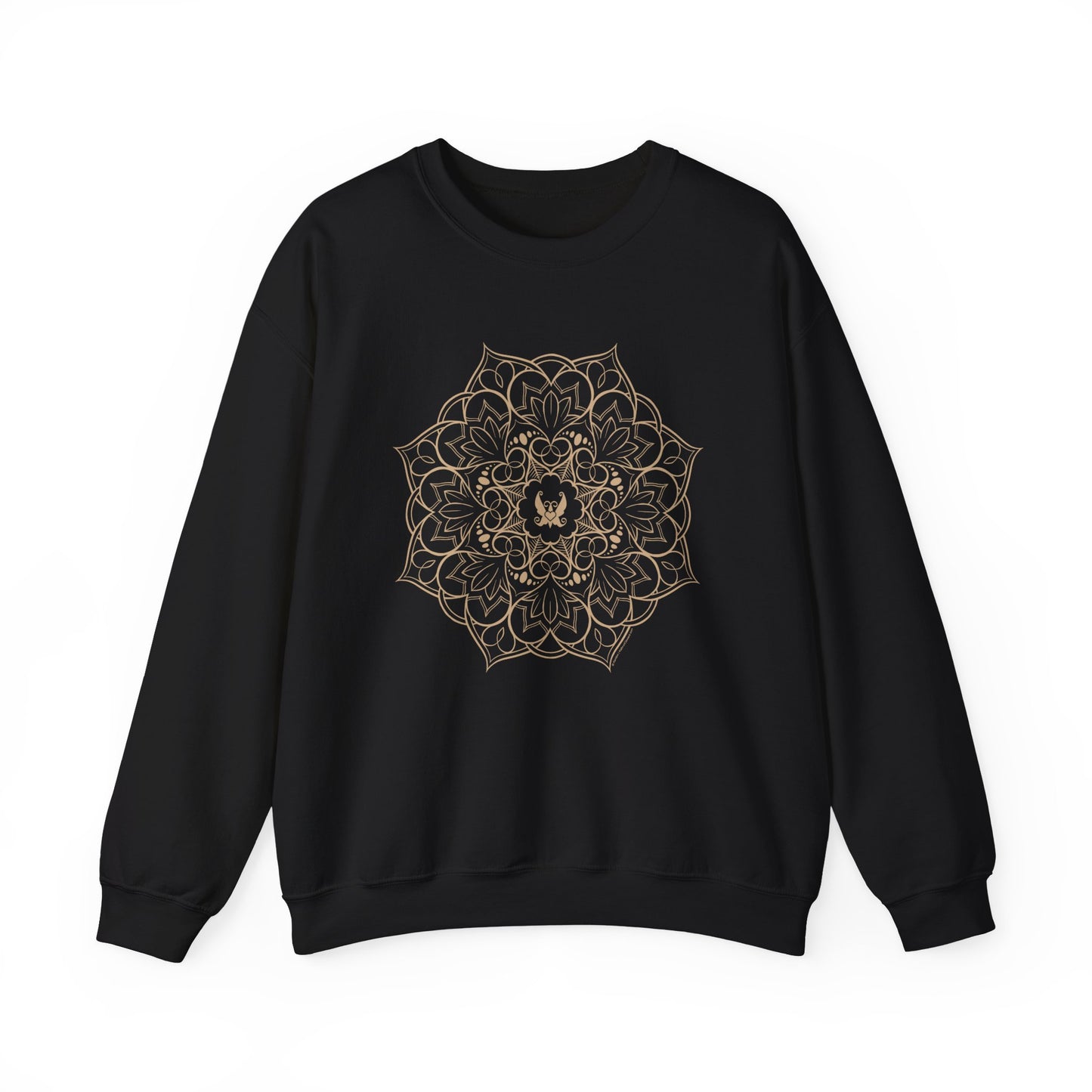 Mandala (Tan) Heavy Blend™ Crewneck Sweatshirt